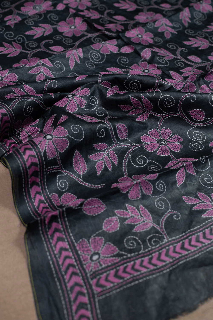 Tussar Silk Dupatta - Matkatus 