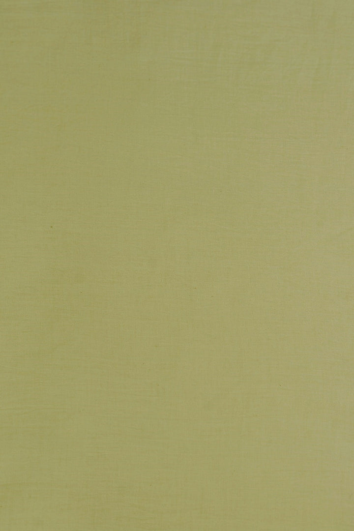 Plain Cream Beige Bengal Handwoven Cotton Fabric - 1.8m