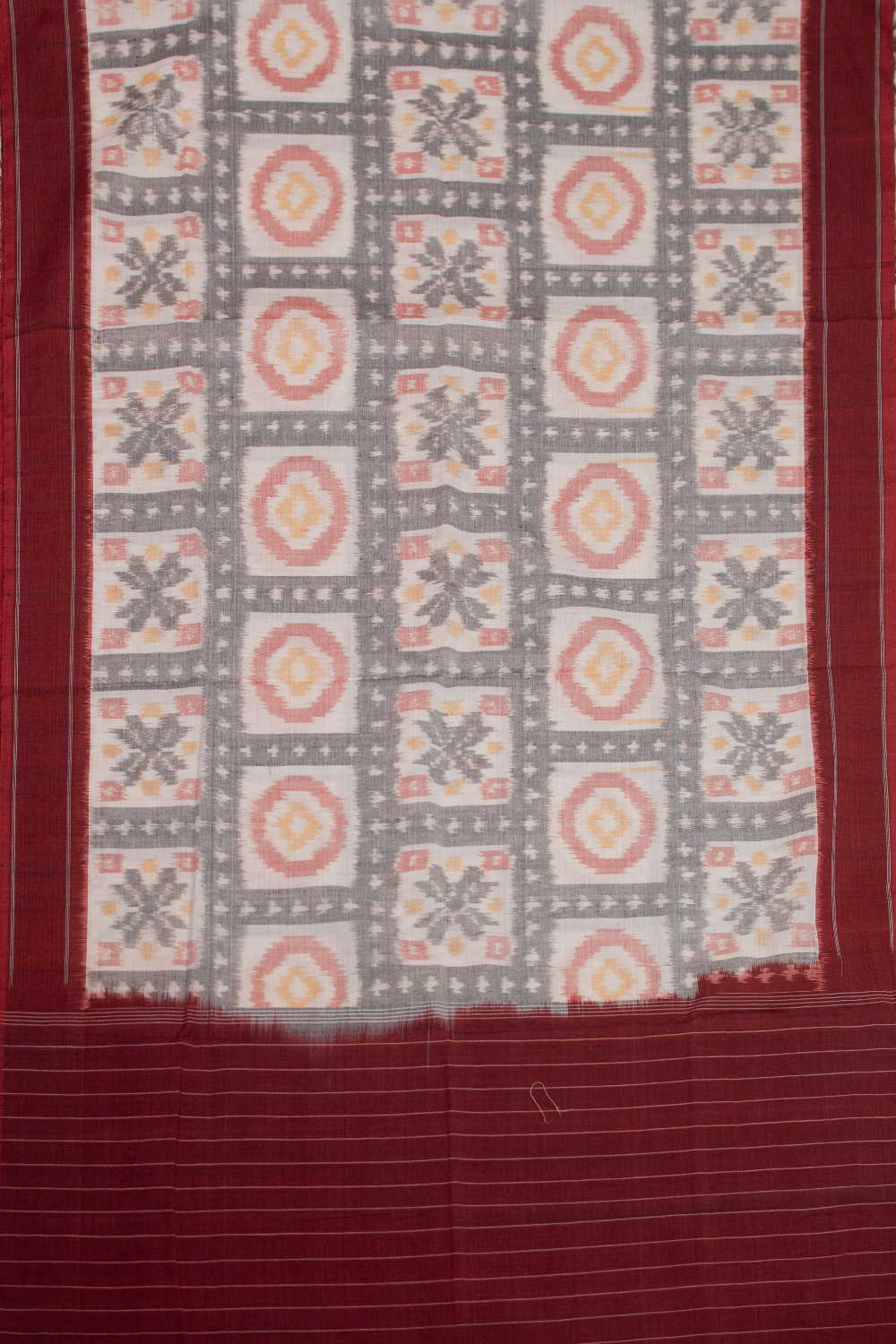 Ikat Cotton Dupatta - Matkatus