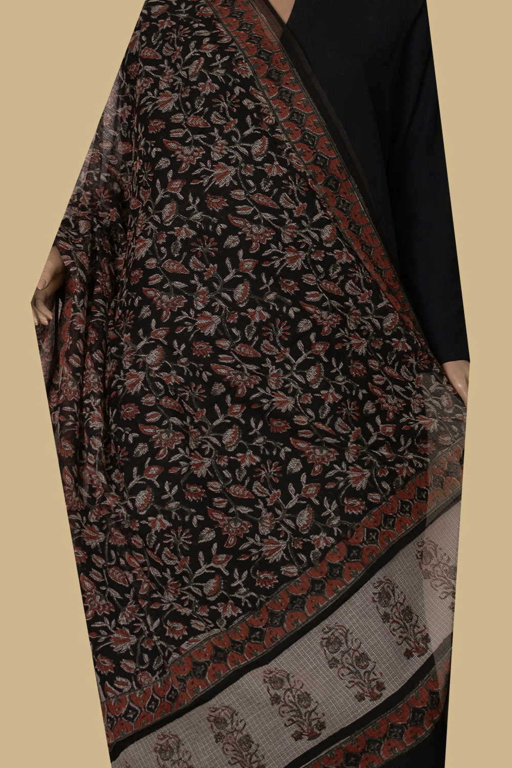 Block Printed Cotton Dupattas - Matkatus