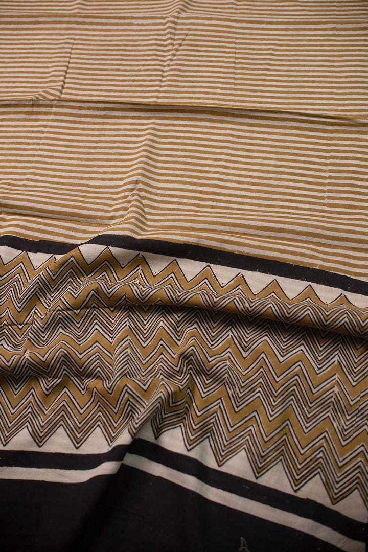 Block Printed Cotton Sarees - Matkatus 