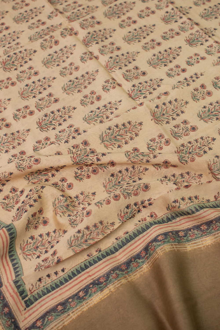 Chanderi silk Cotton Dupatta - Matkatus