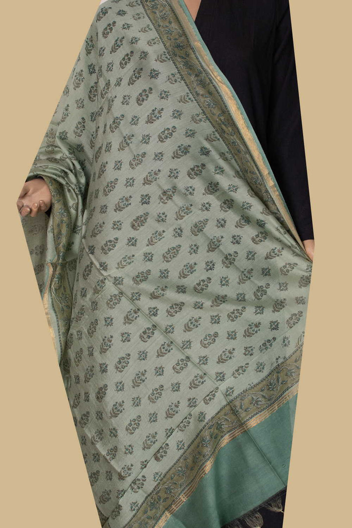 Chanderi silk Cotton Dupatta - Matkatus