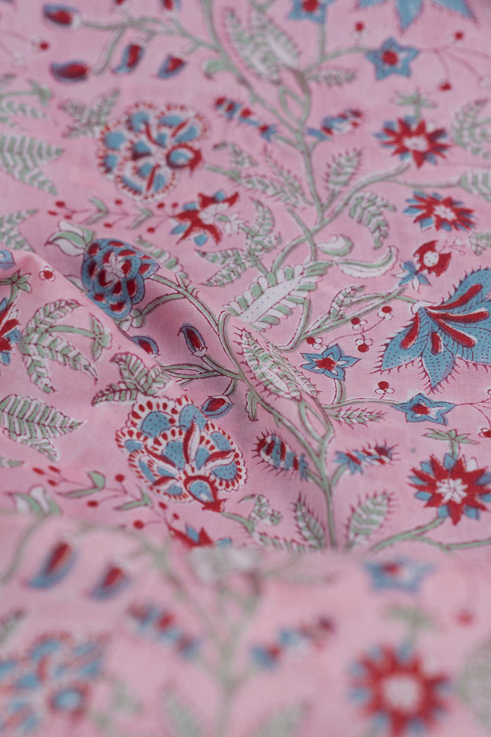 Hand block printed Sanganeri - Matkatus 