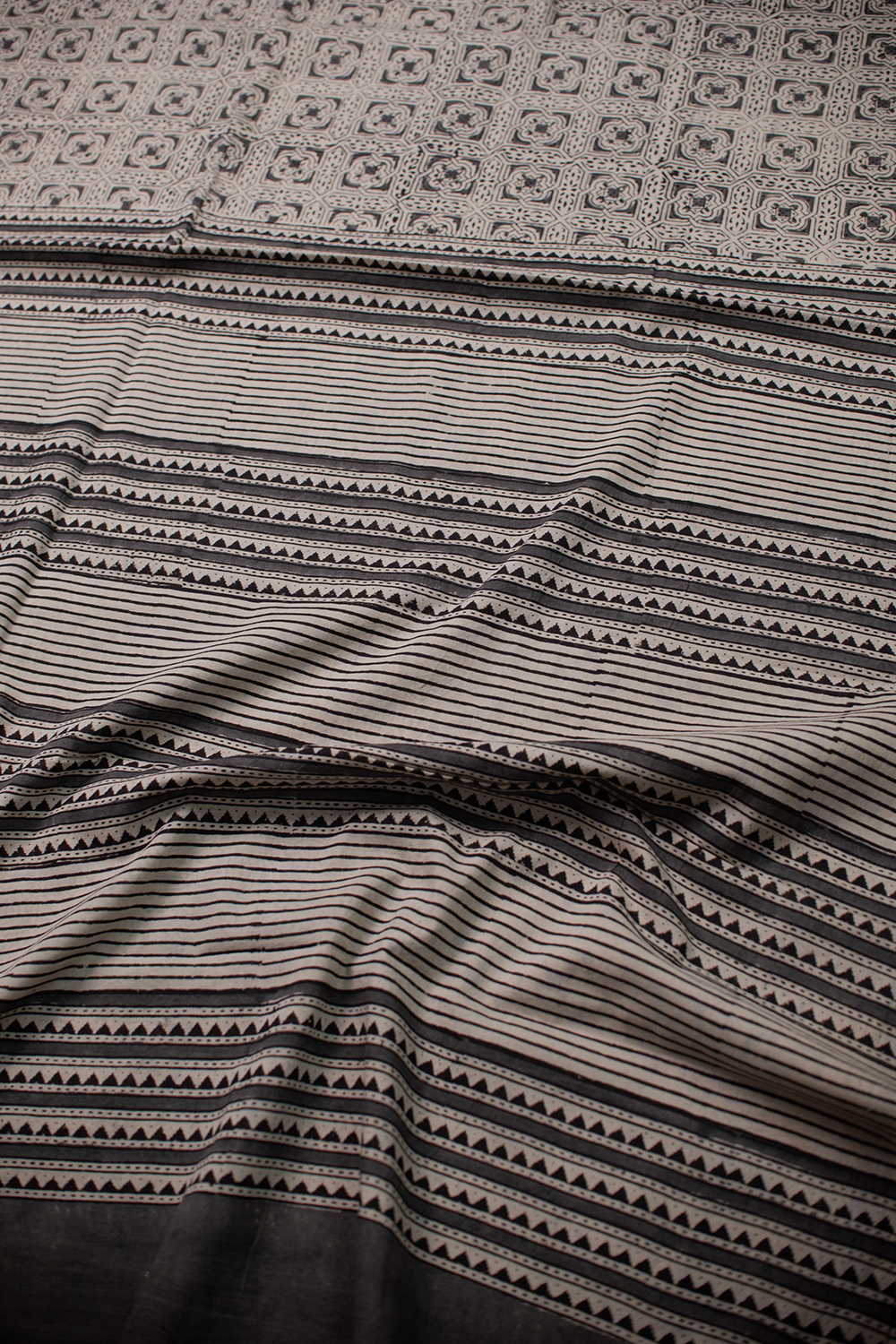 Block Printed Cotton Sarees - Matkatus 