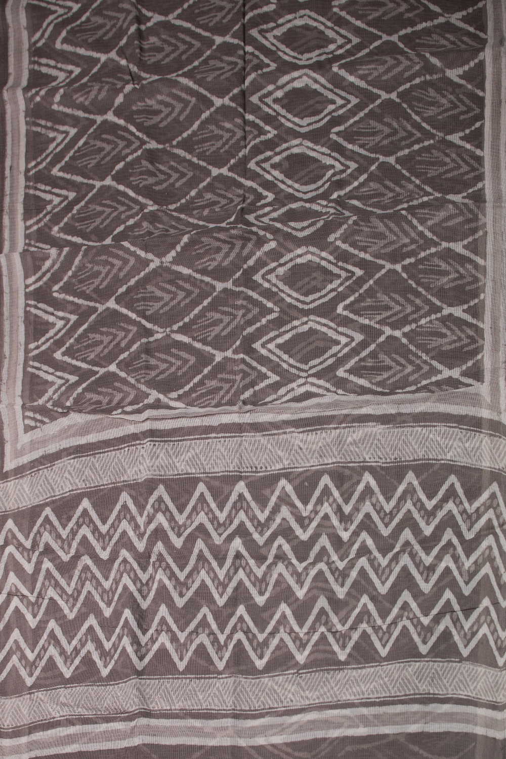 Block Printed Cotton Saree - Matkatus 
