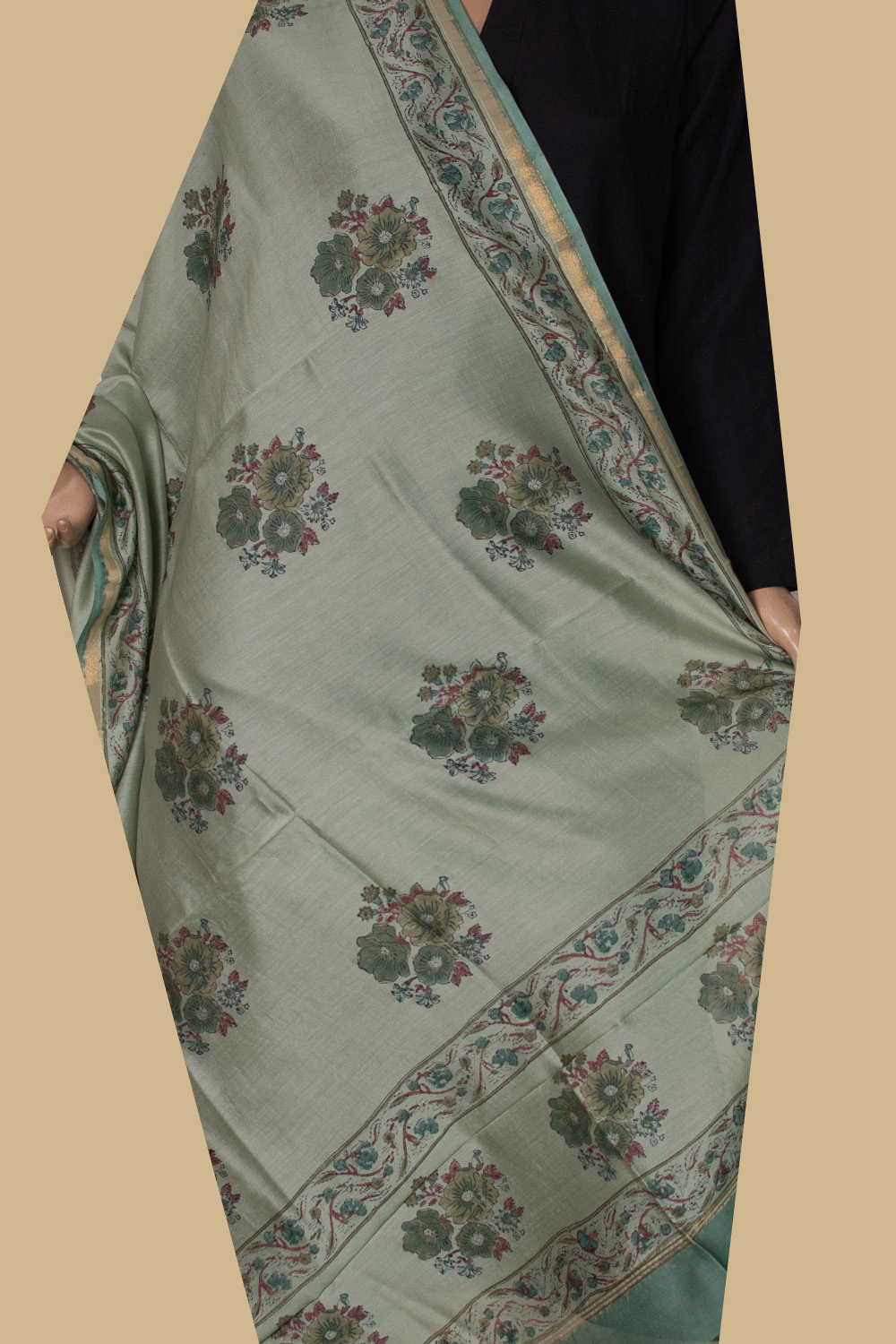 Chanderi silk Cotton Dupatta - Matkatus