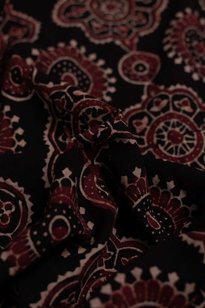 Ajrak Cotton Fabrics-Matkatus