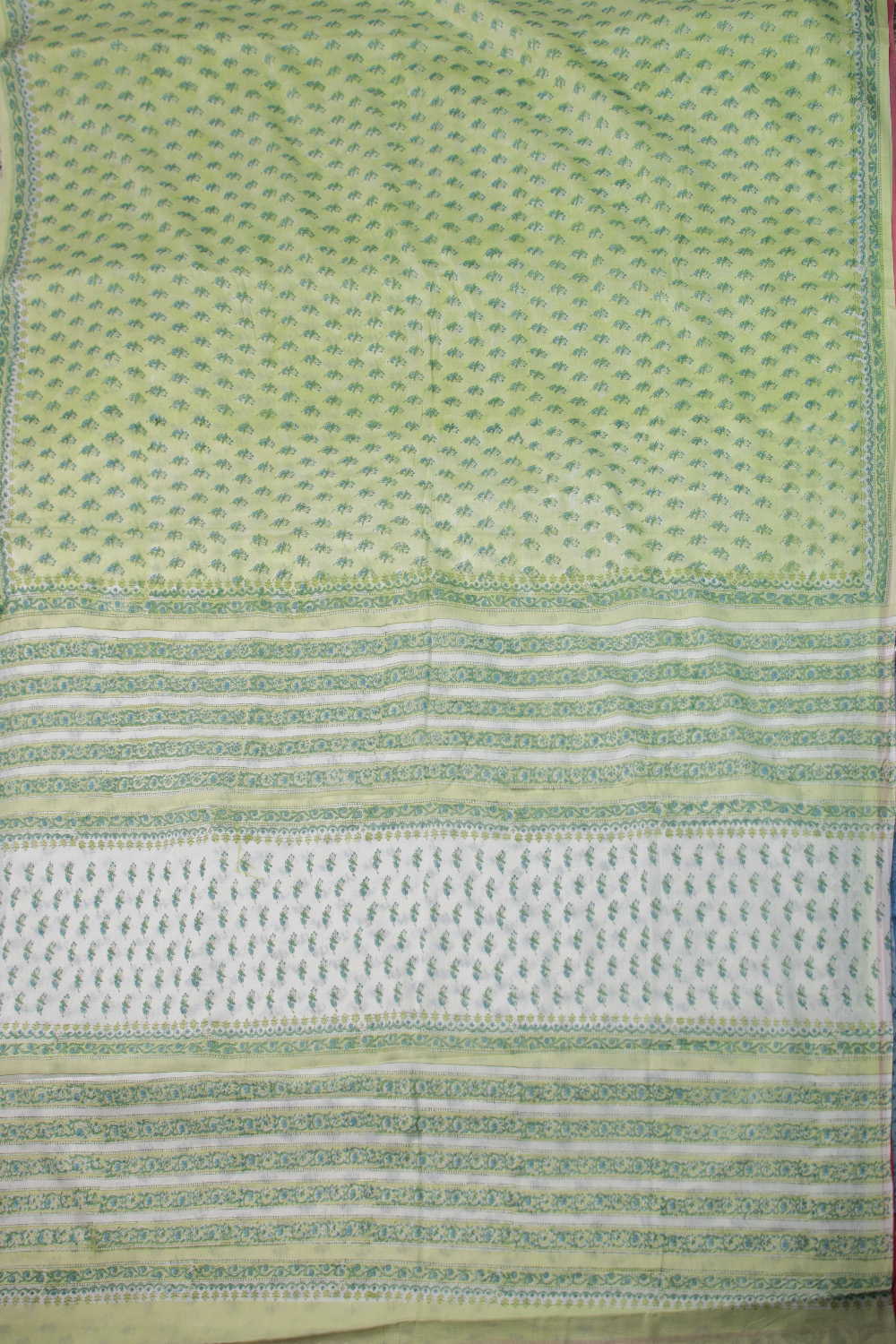 Block Printed Cotton Saree - Matkatus