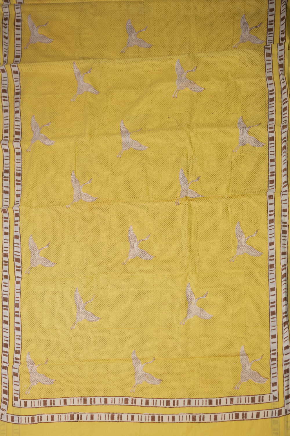 Block Printed Cotton Saree - Matkatus 