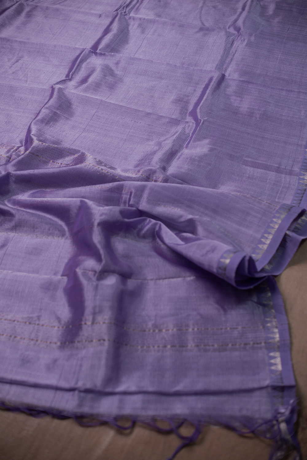 Iris Purple Mangalagiri Silk Cotton saree