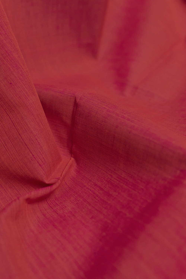 Dark Pink Mangalagiri Cotton Fabric