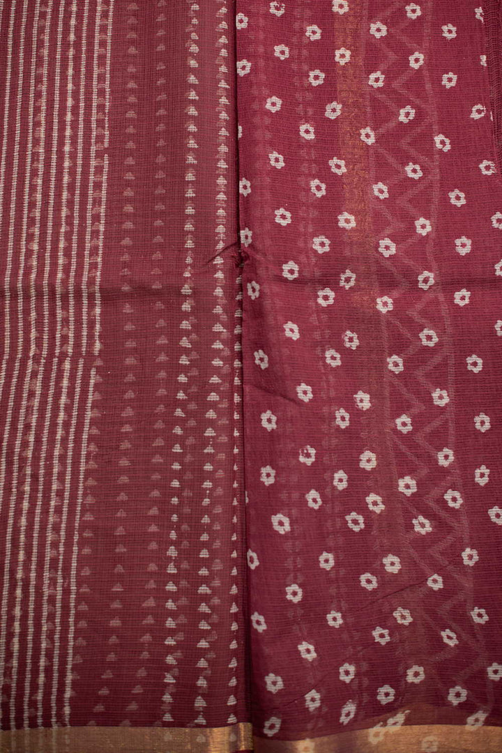 Block Printed Saree - Matkatus