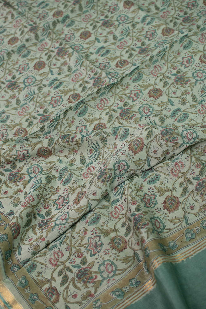 Chanderi silk Cotton Dupatta - Matkatus