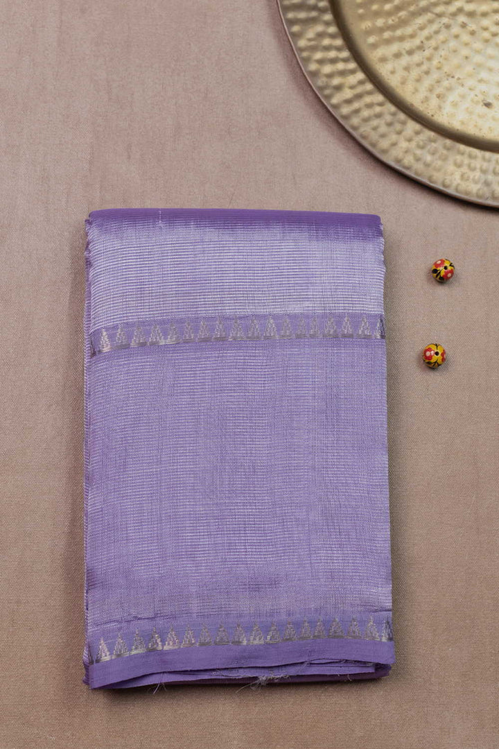 Iris Purple Mangalagiri Silk Cotton saree