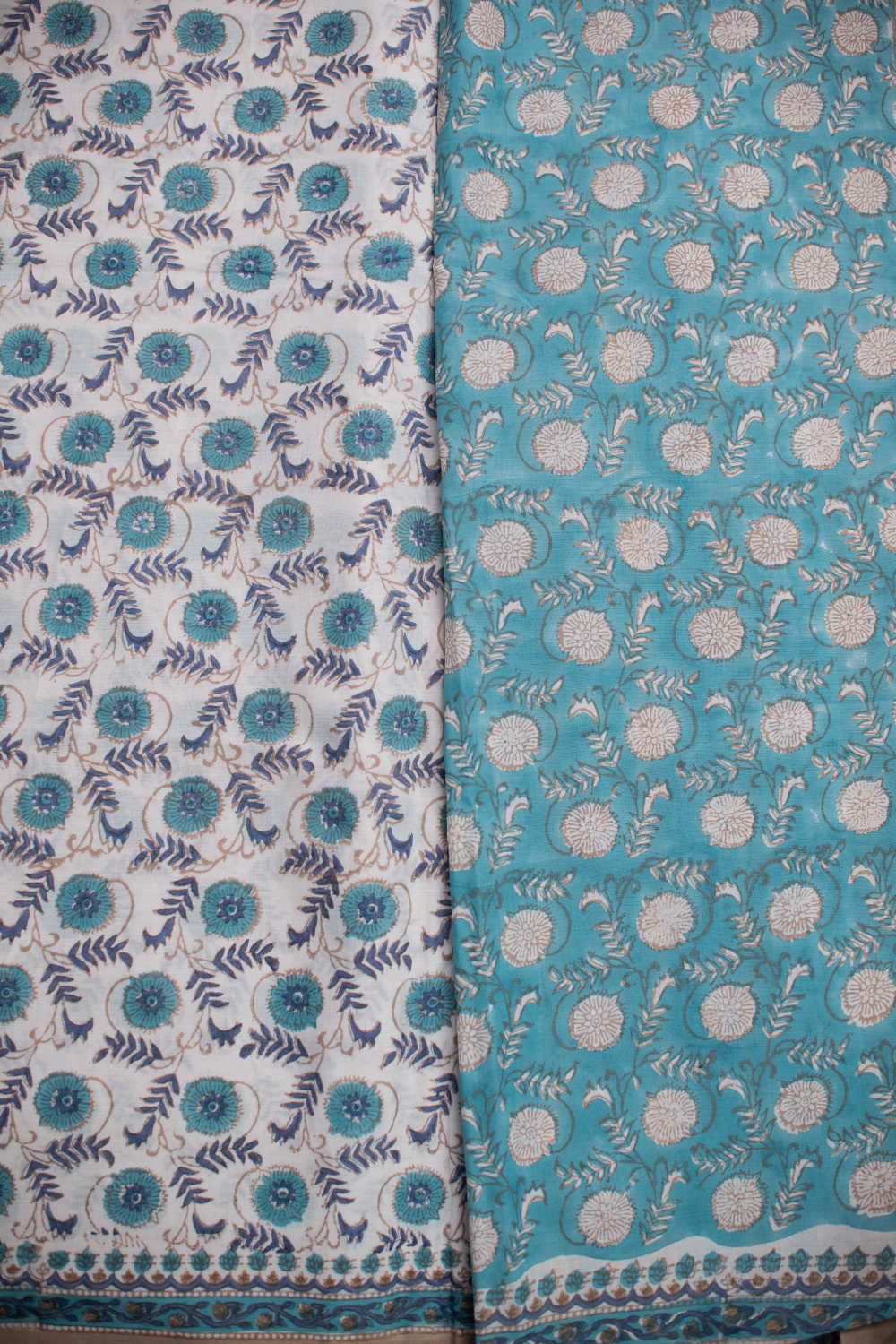 Block Printed Cotton Saree - Matkatus