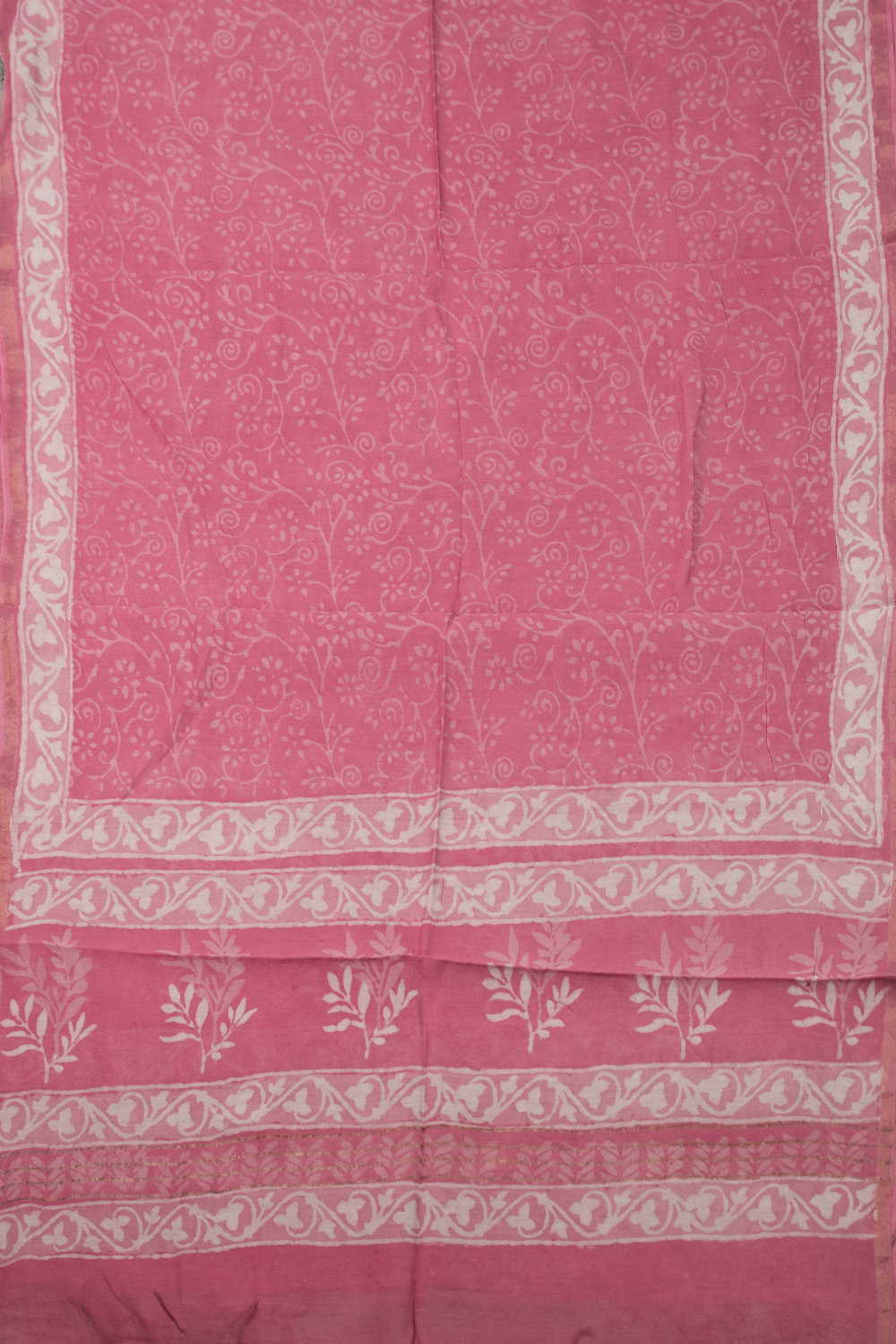 Block Printed Chanderi Suits - Matkatus