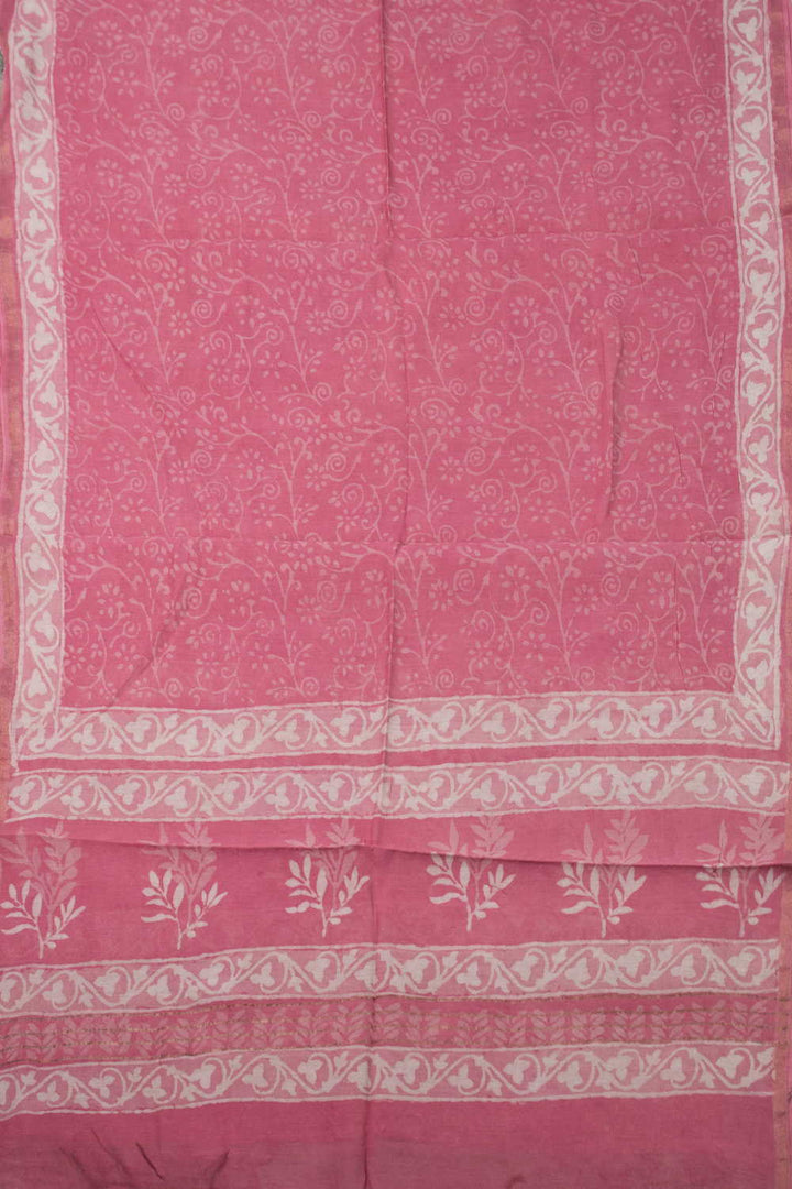 Block Printed Chanderi Suits - Matkatus