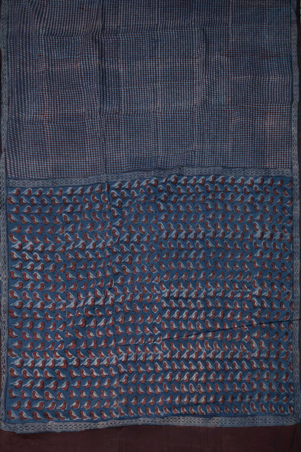 Block Printed Cotton Saree - Matkatus