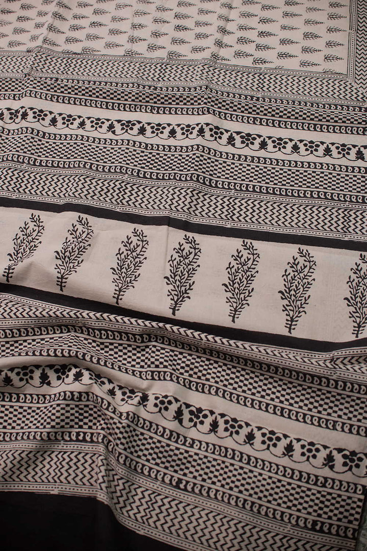 Block Printed Cotton Sarees - Matkatus 