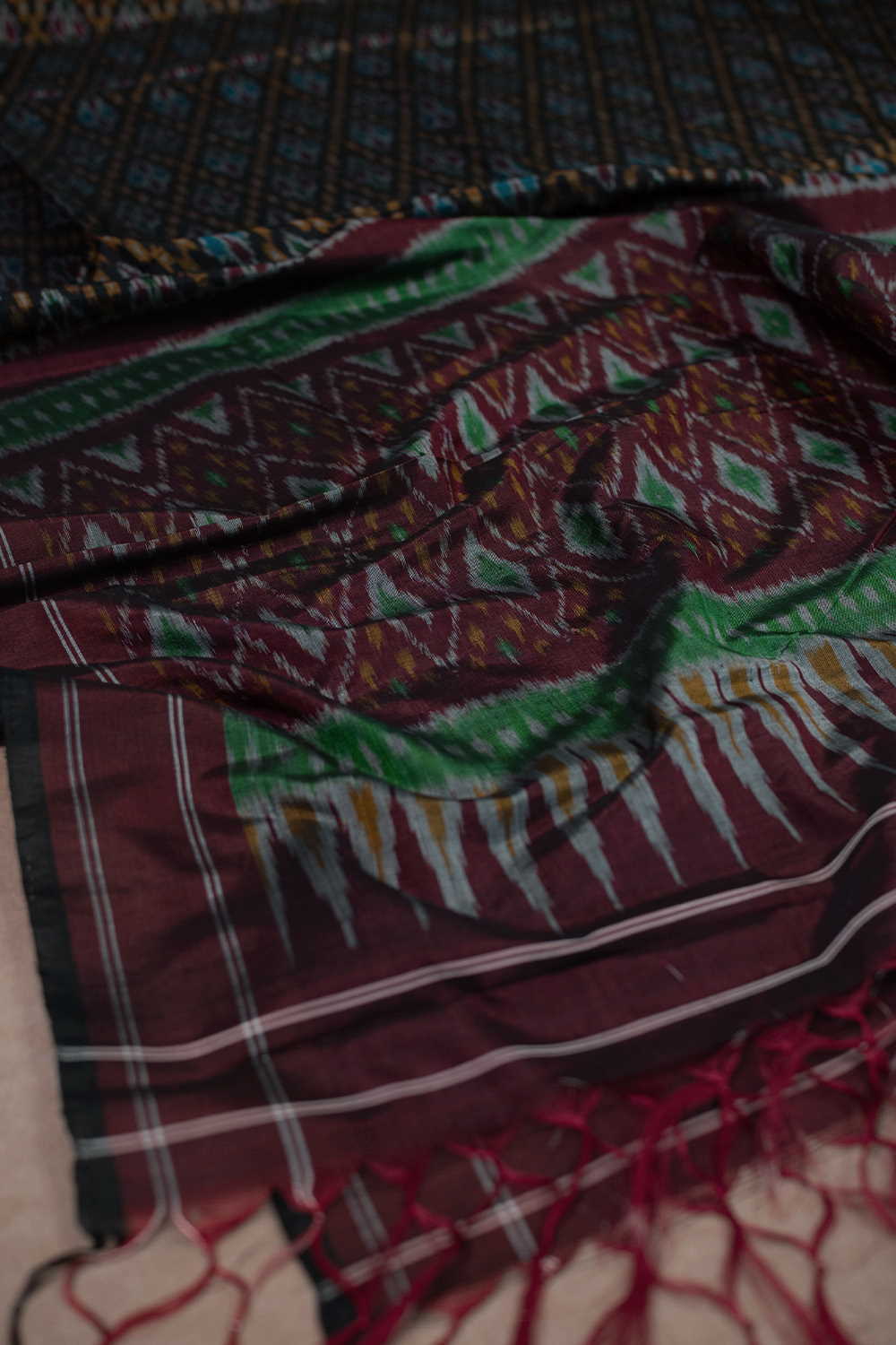 Silk Cotton Dupatta - Matkatus 