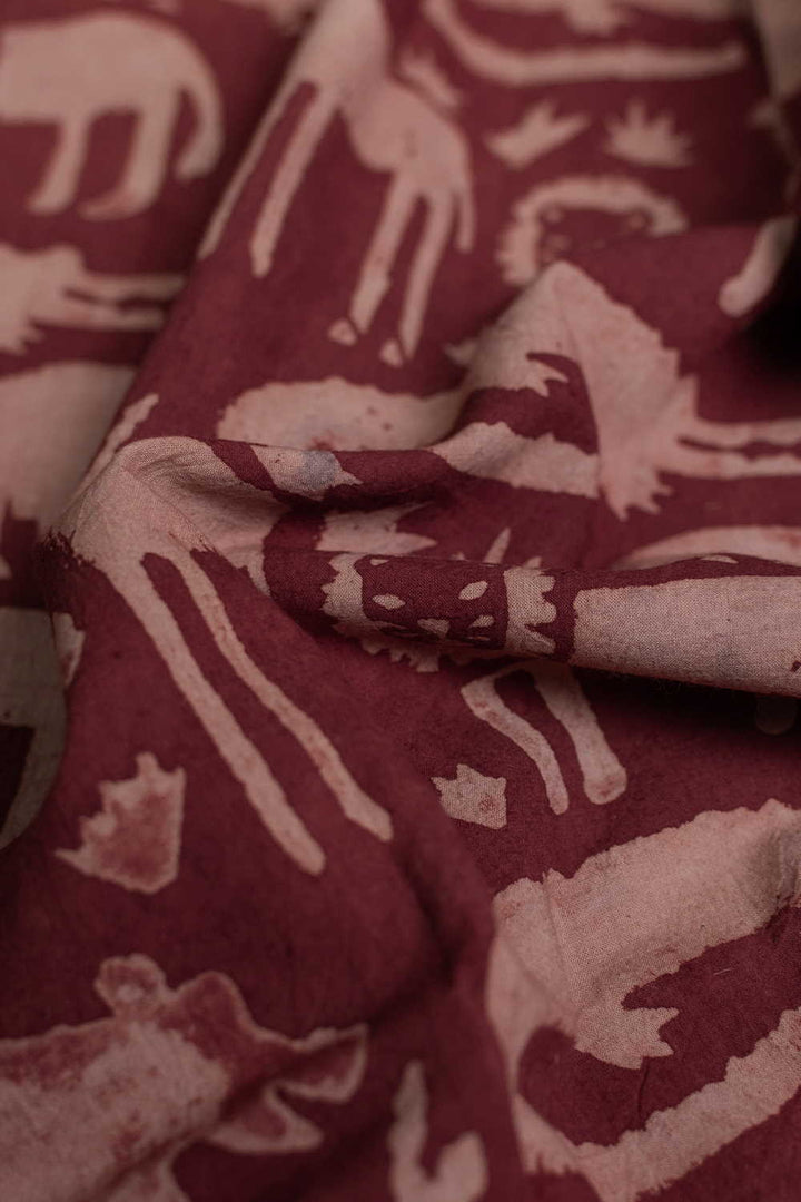 Ajrak Print Fabrics - Matkatus