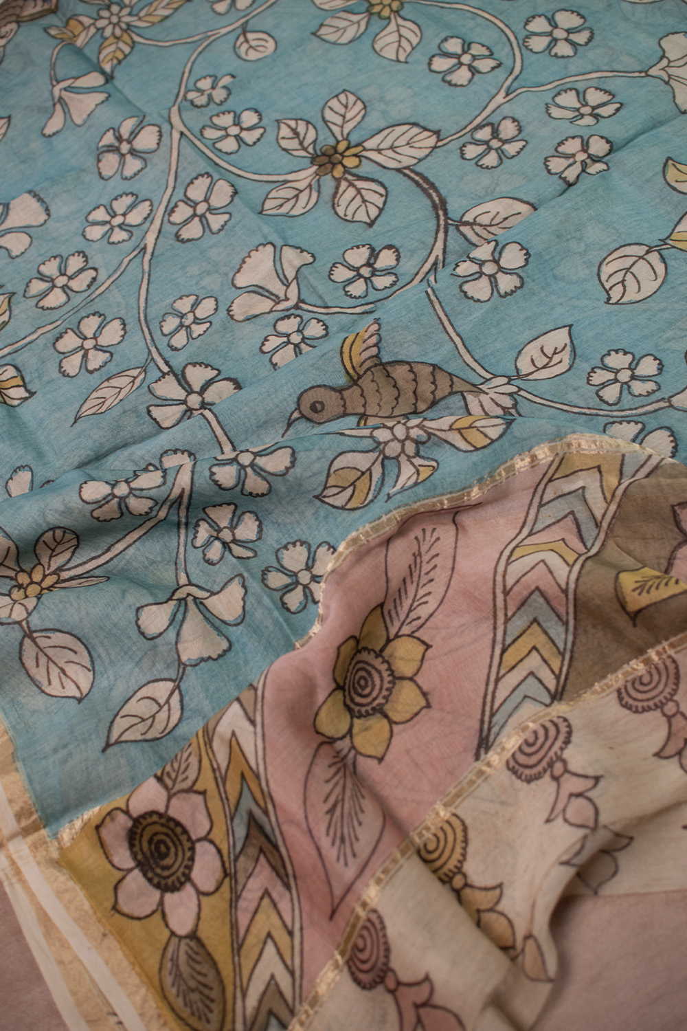 Kalamkari Dupatta - Matkatus 