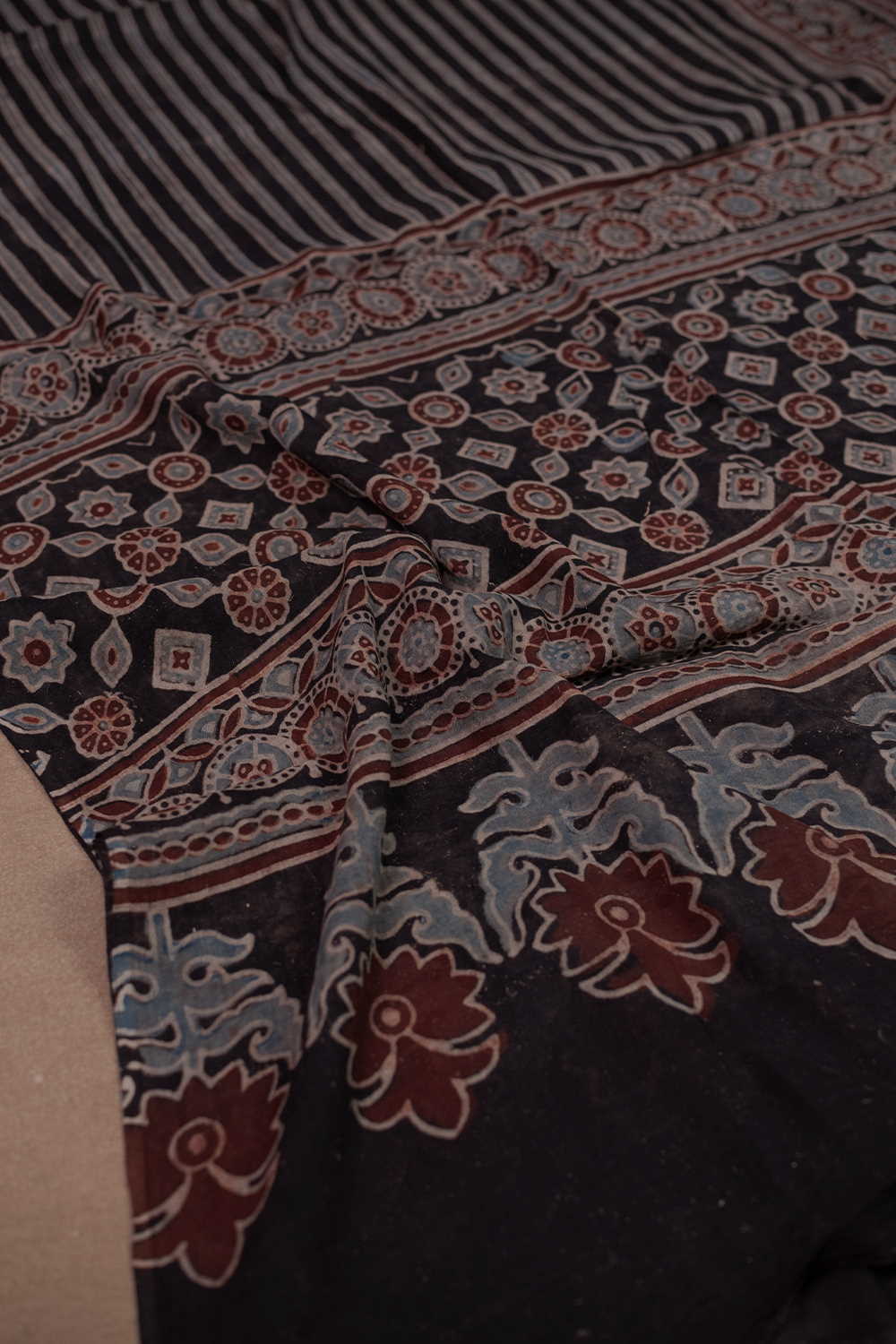 Block Printed Dupattas - Matkatus 