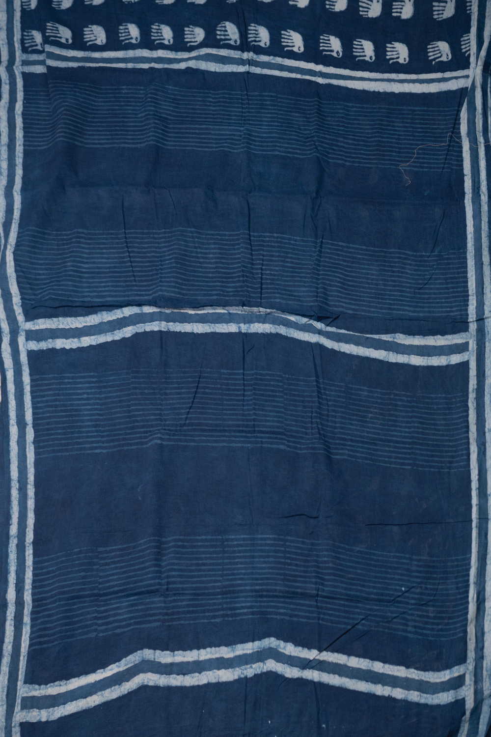 Block Printed Cotton Saree - Matkatus 