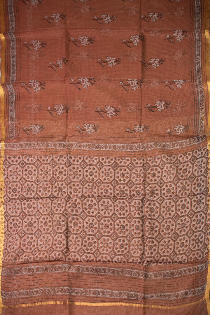 Block Printed Saree - Matkatus
