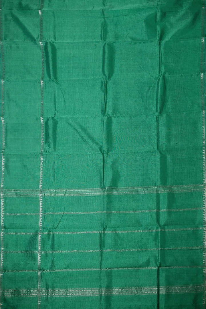 Green Mangalagiri Silk Cotton saree