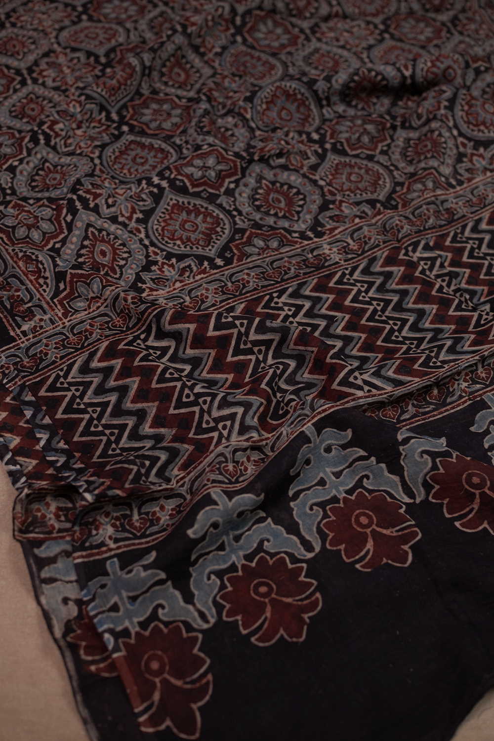 Block Printed Dupattas - Matkatus 