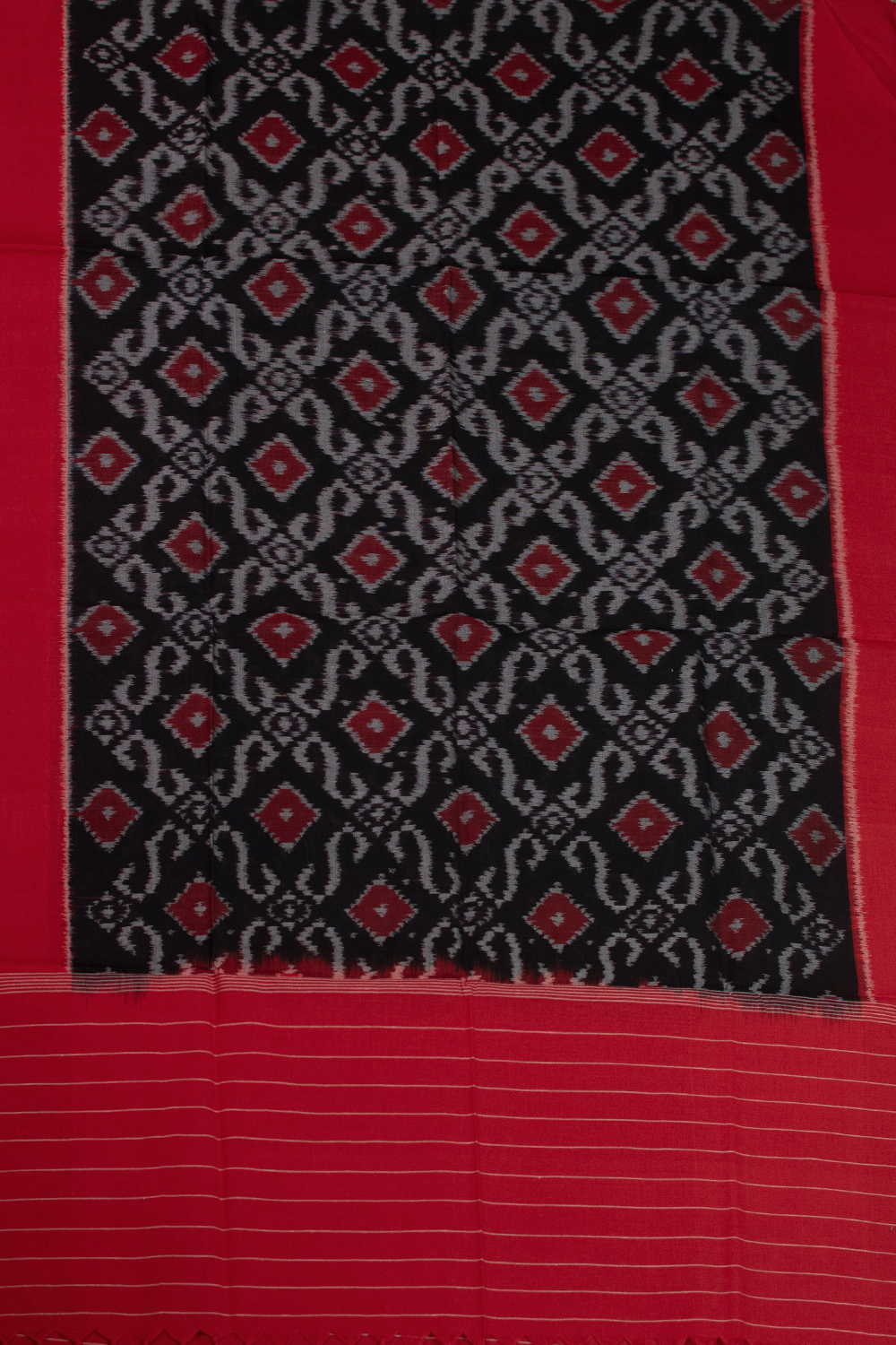 Ikat Cotton Dupatta - Matkatus 