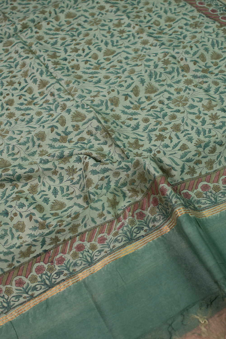 Chanderi silk Cotton Dupatta - Matkatus