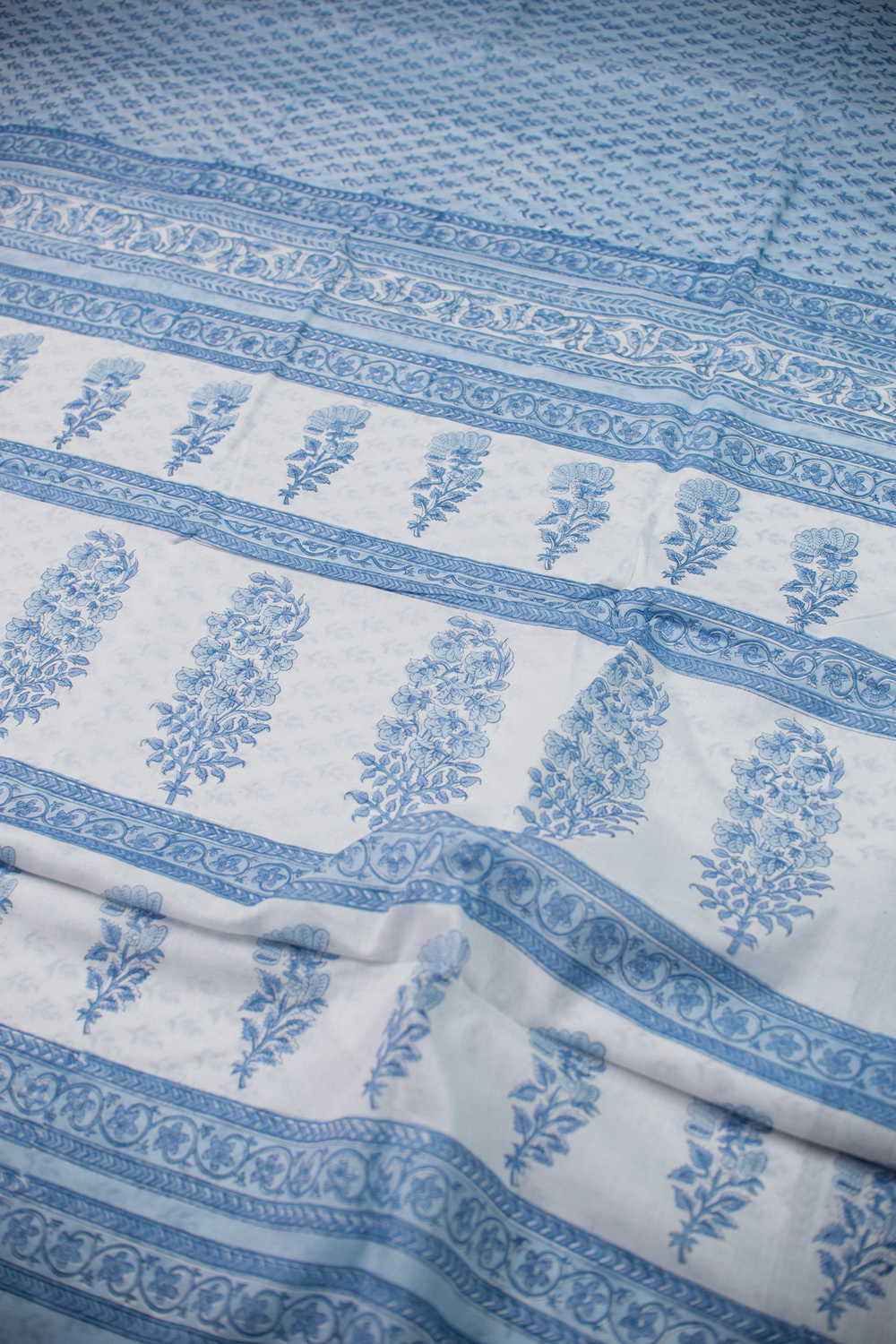 Block Printed Cotton Saree - Matkatus