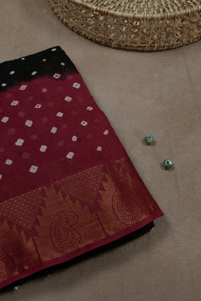 Bandhani Cotton Saree-Matkatus 
