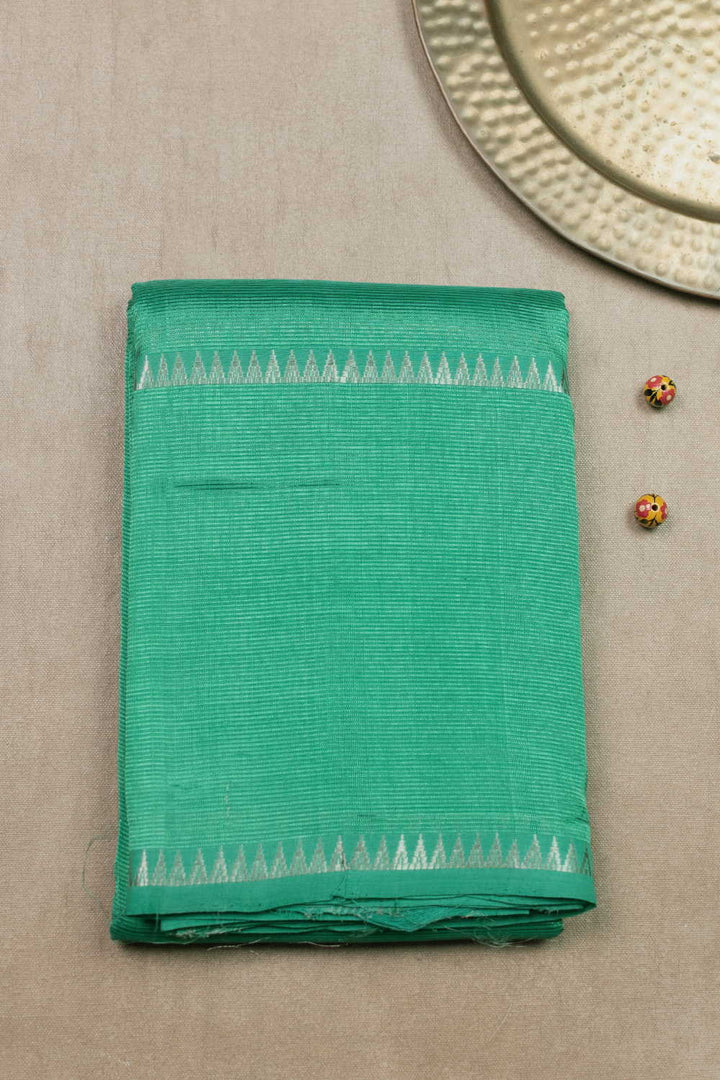 Green Mangalagiri Silk Cotton saree