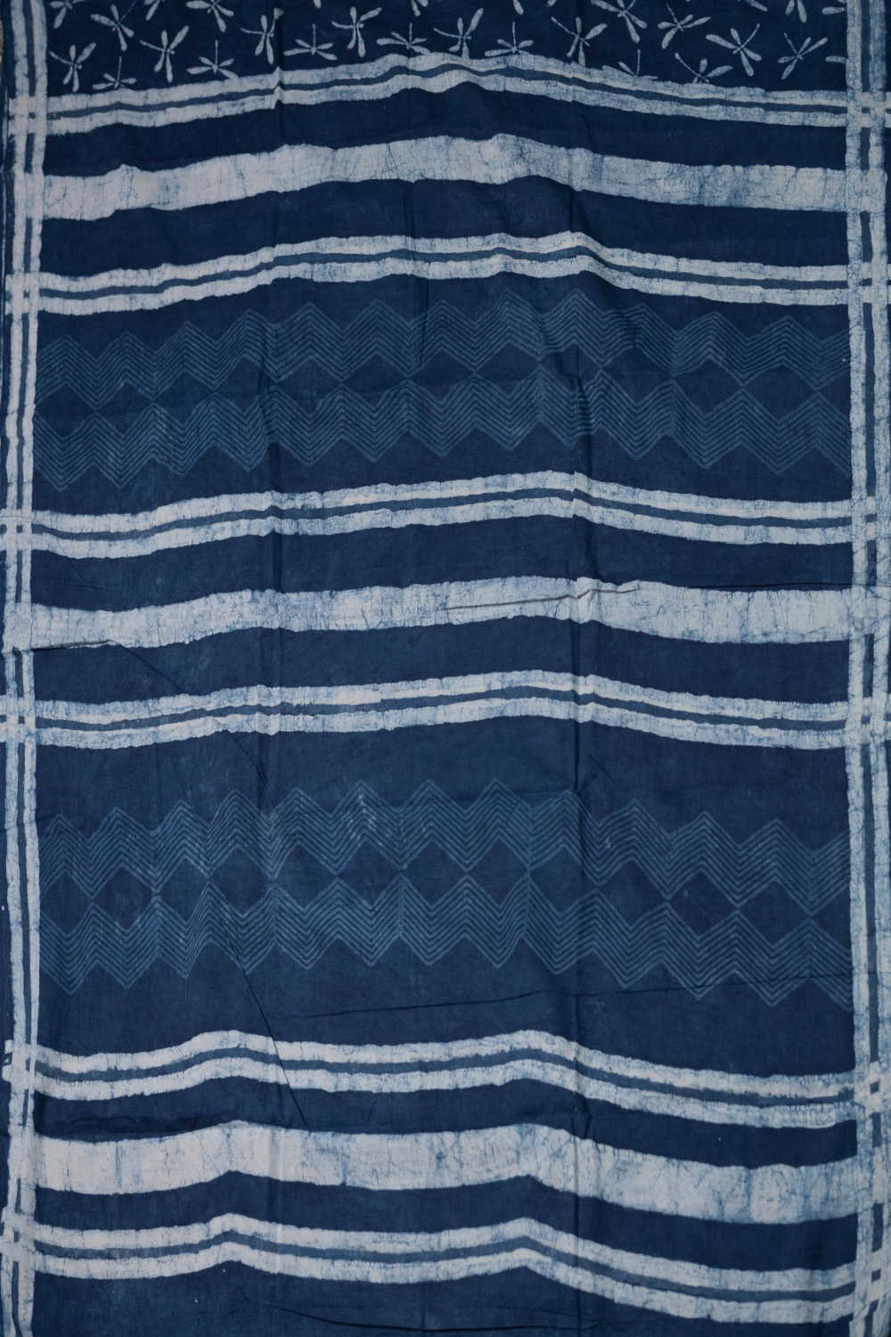 Block Printed Cotton Saree - Matkatus