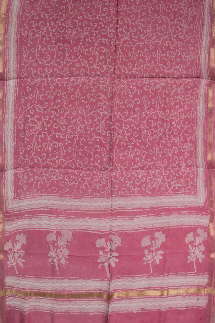 Block Printed Chanderi Suits - Matkatus