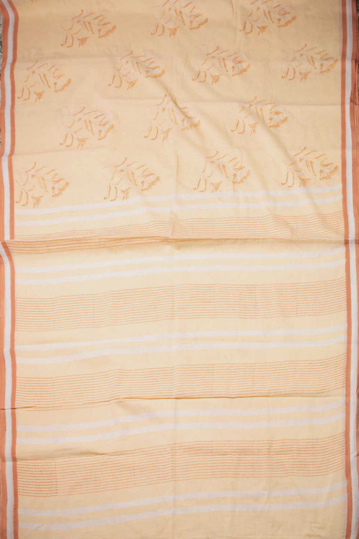 Block Printed Cotton Sarees - Matkatus 