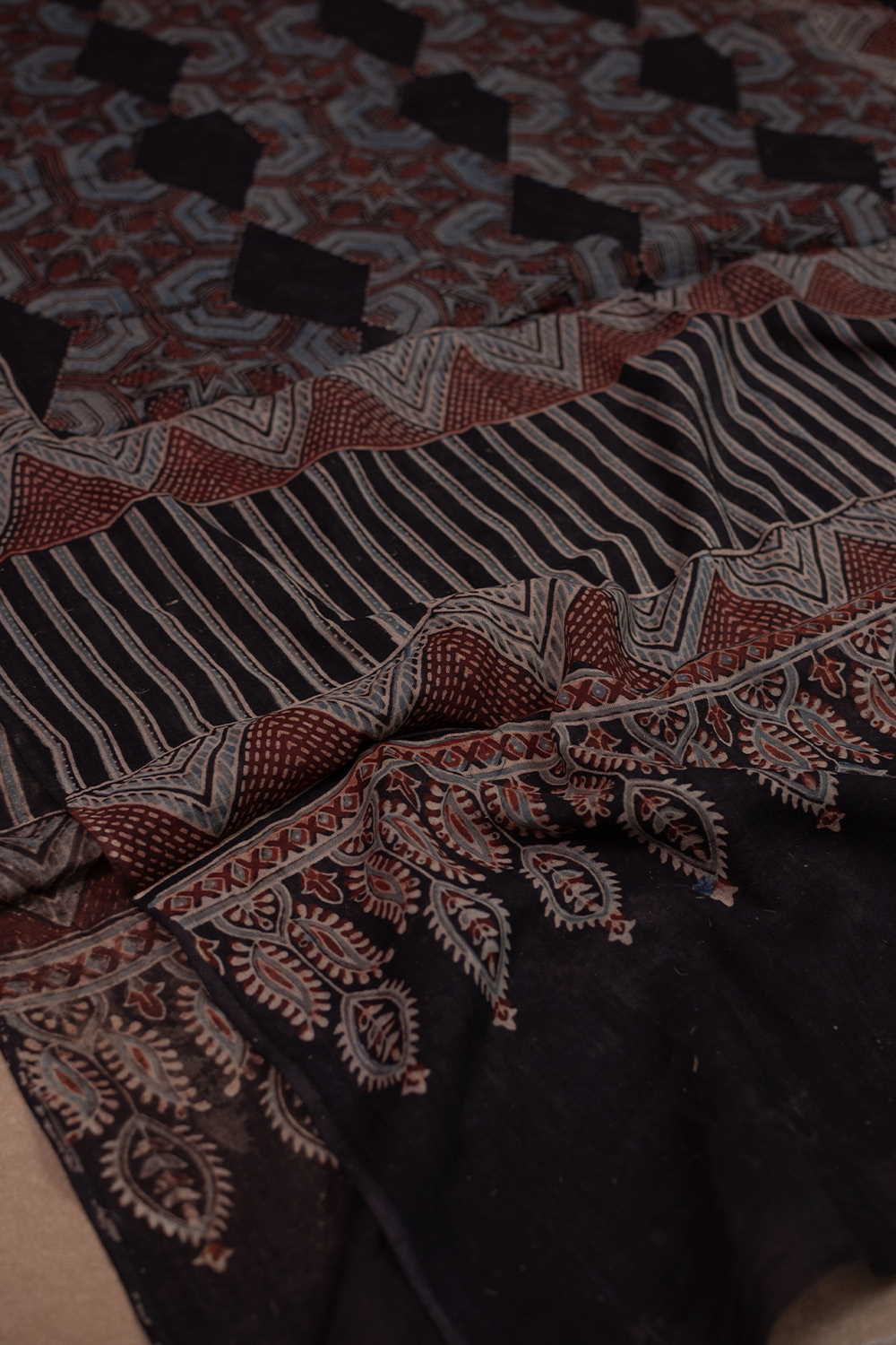 Block Printed Dupattas - Matkatus 