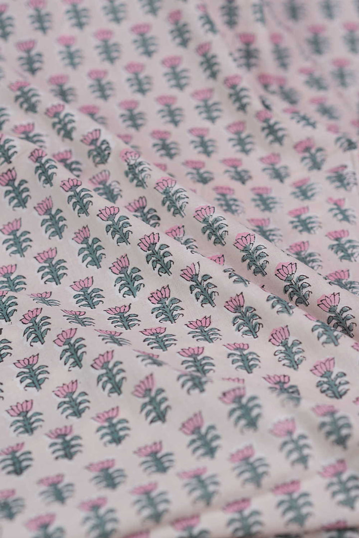 Hand block printed Sanganeri - Matkatus 