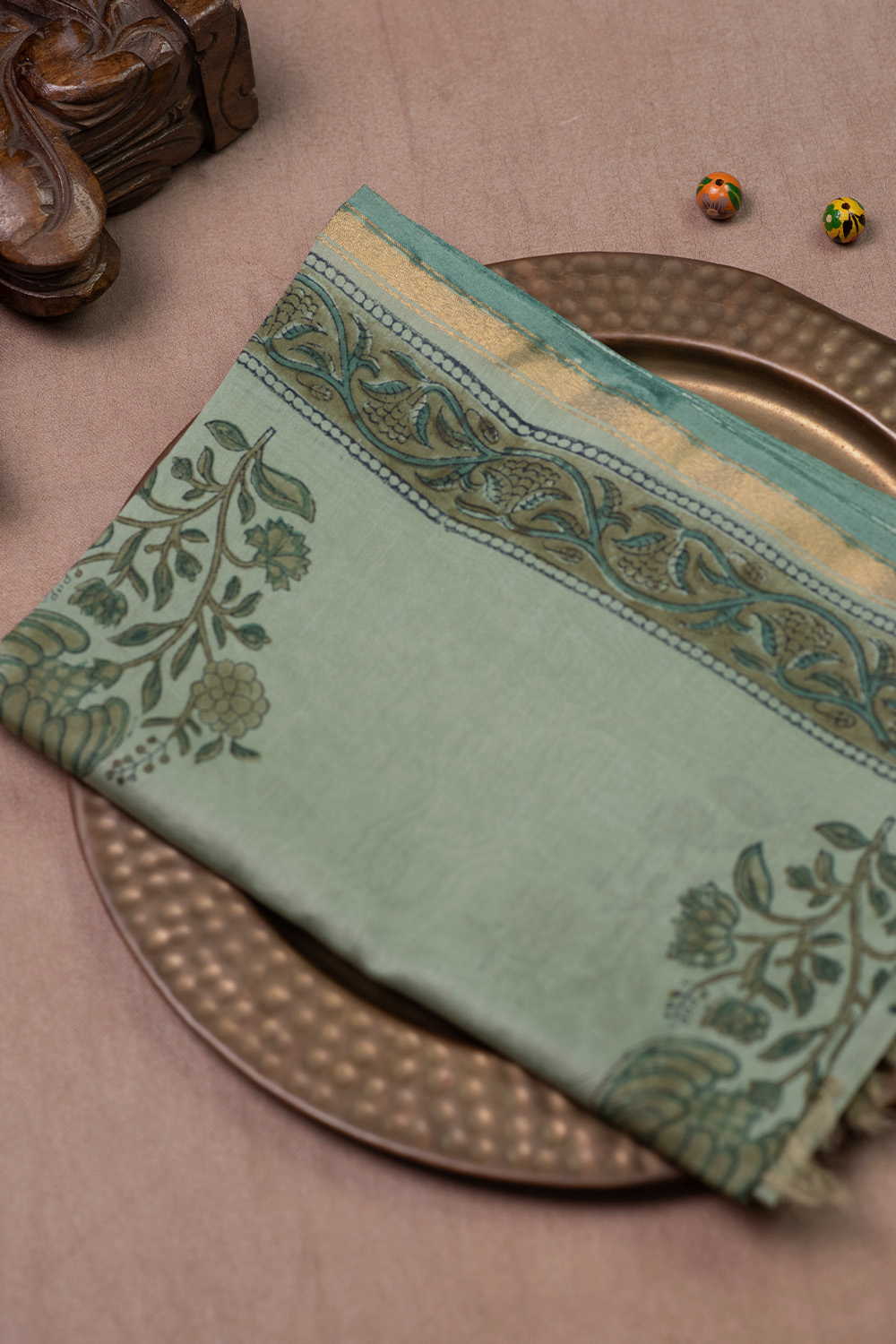 Chanderi silk Cotton Dupatta - Matkatus