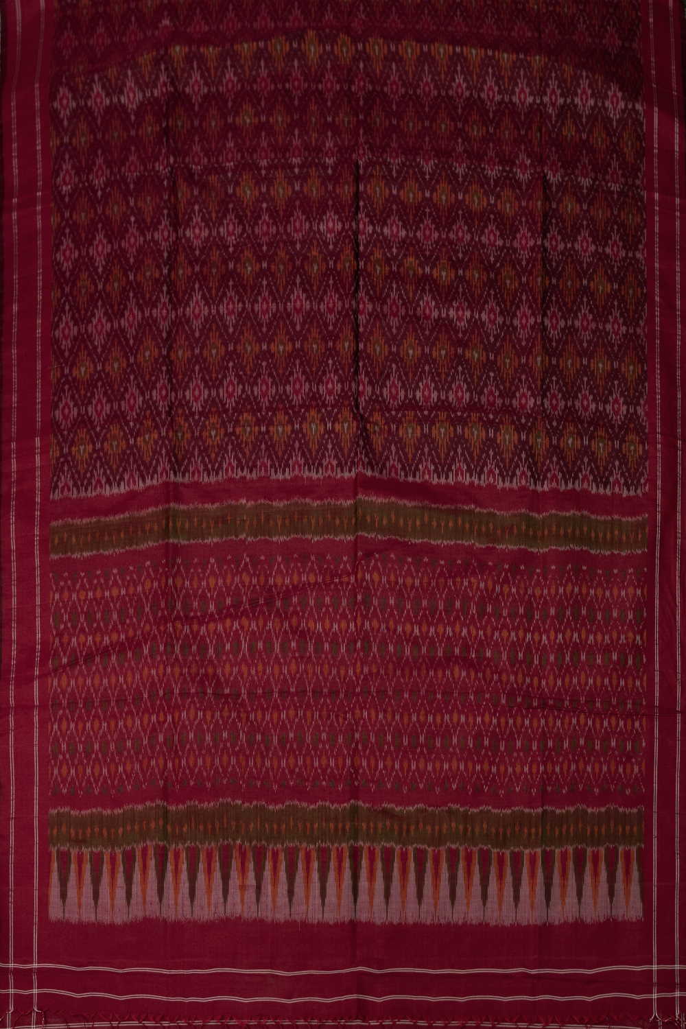 Silk Cotton Dupatta - Matkatus 
