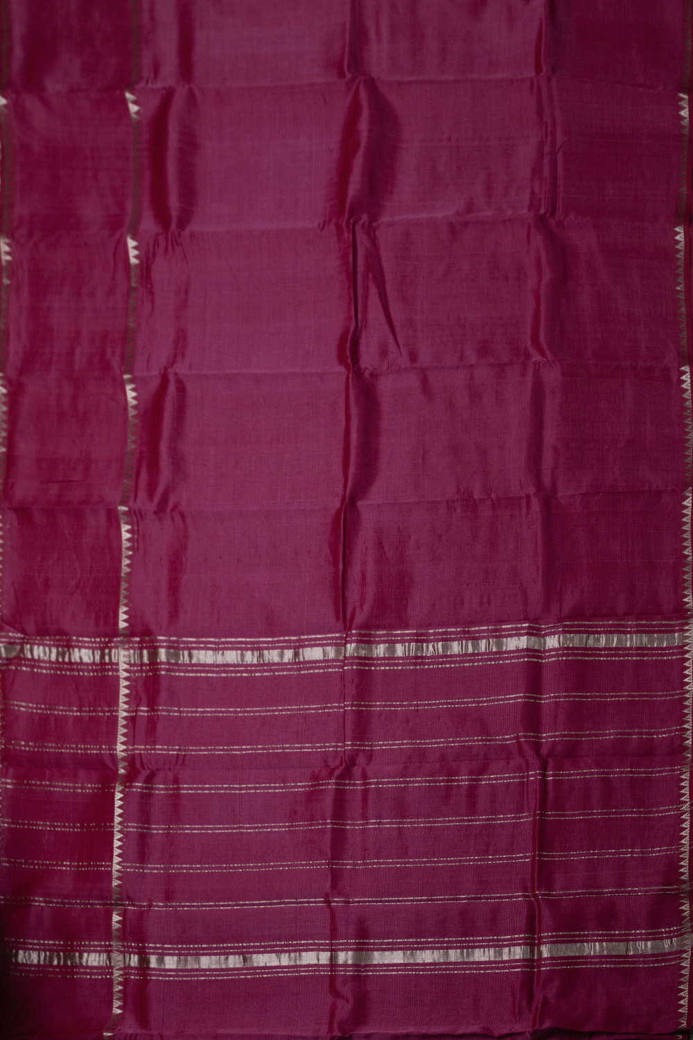 Boysenberry Purple Mangalagiri Silk Cotton saree