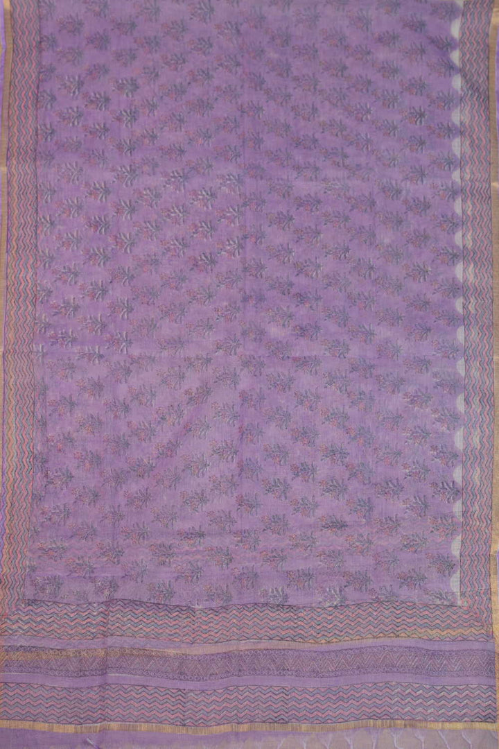 Purple Kota Cotton Dupatta