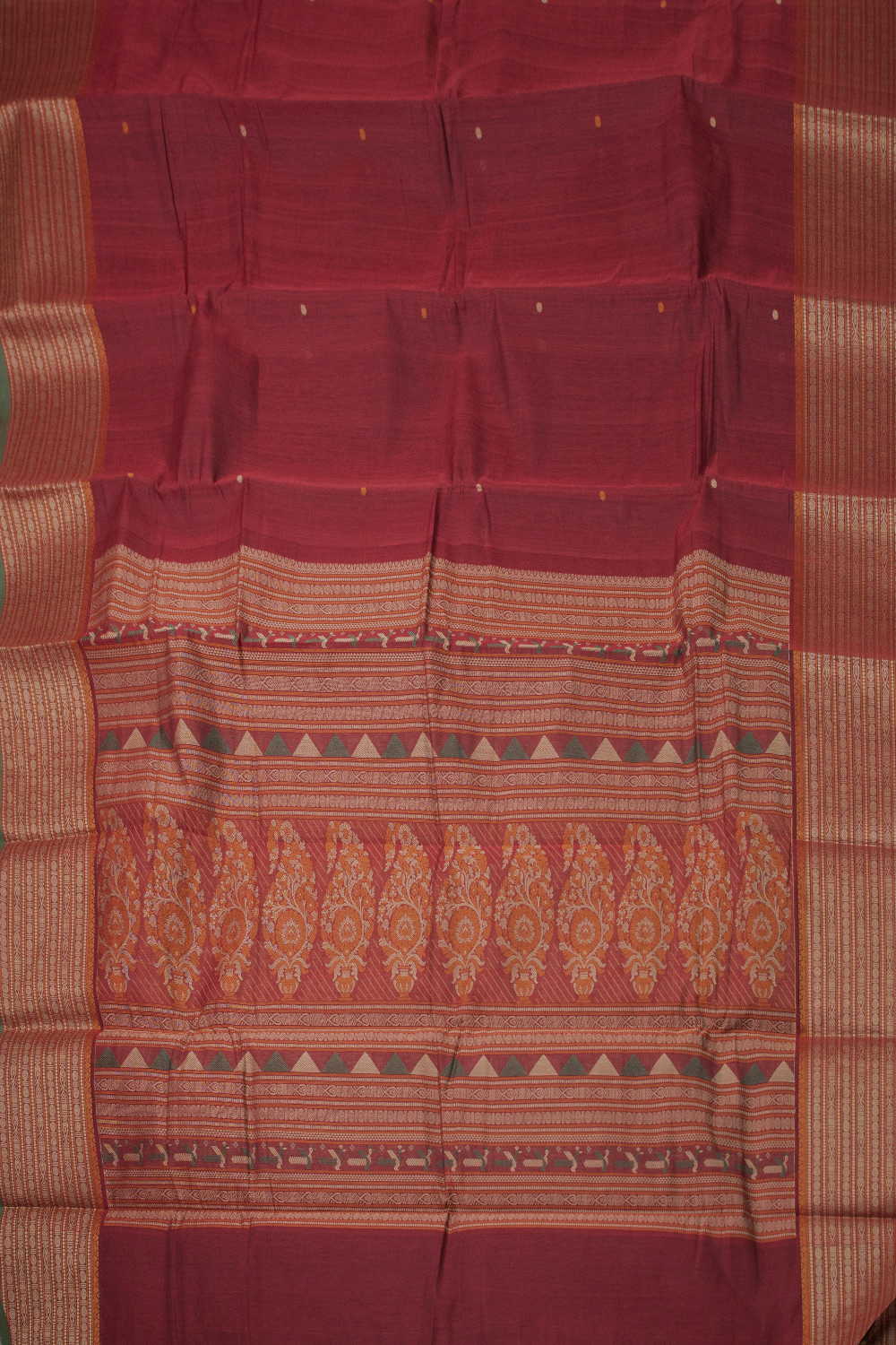 Kanchi Cotton Saree - Matkatus 