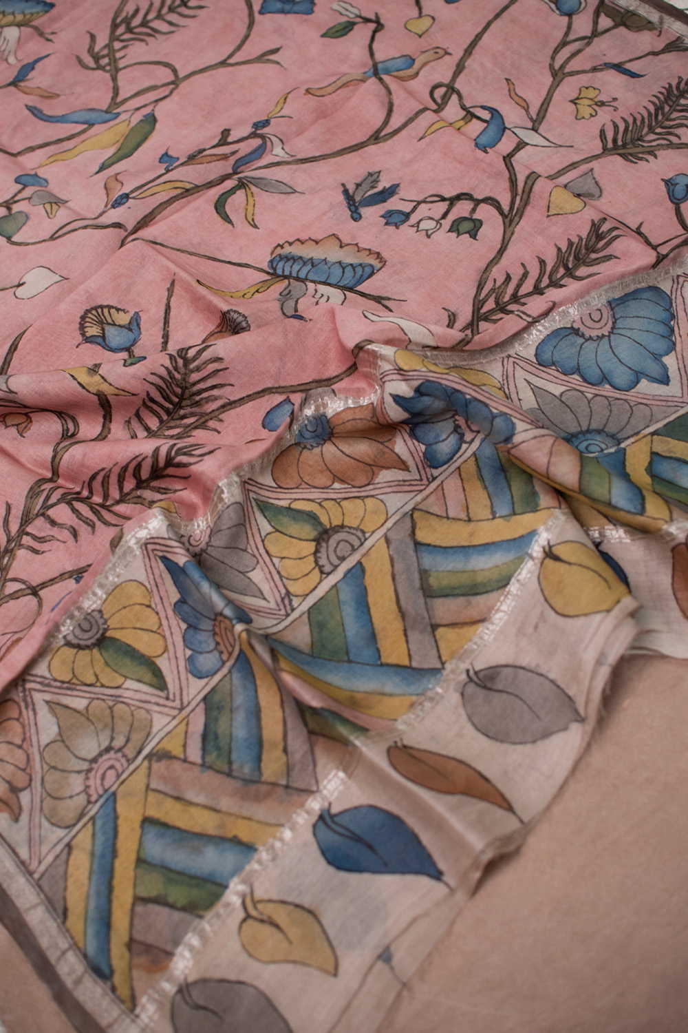 Kalamkari Dupatta - Matkatus 