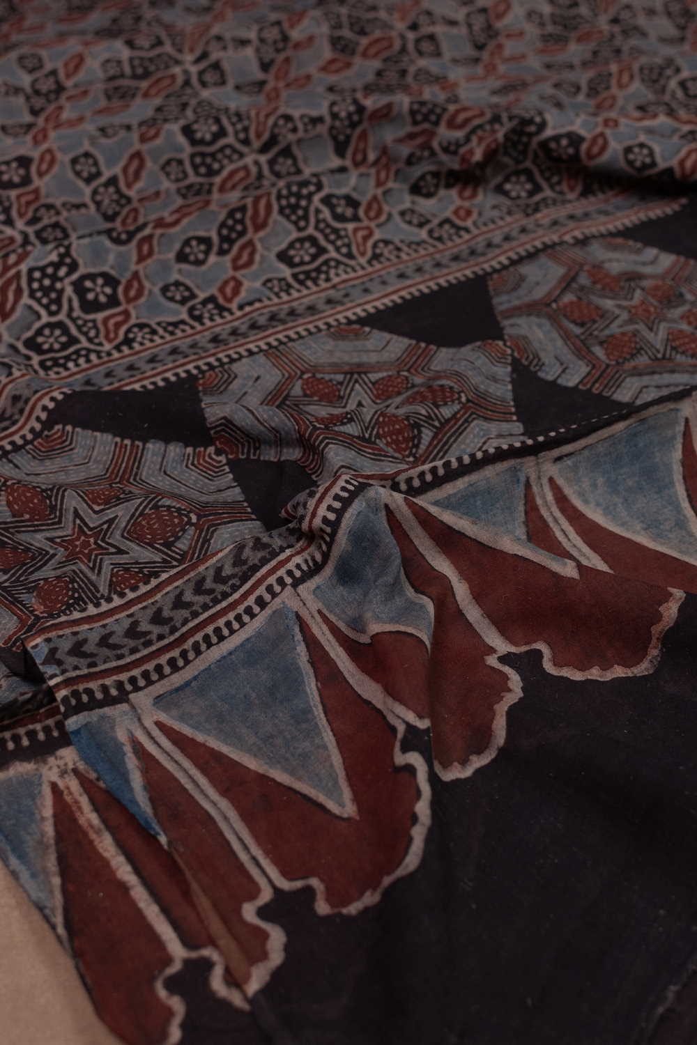 Block Printed Dupattas - Matkatus 