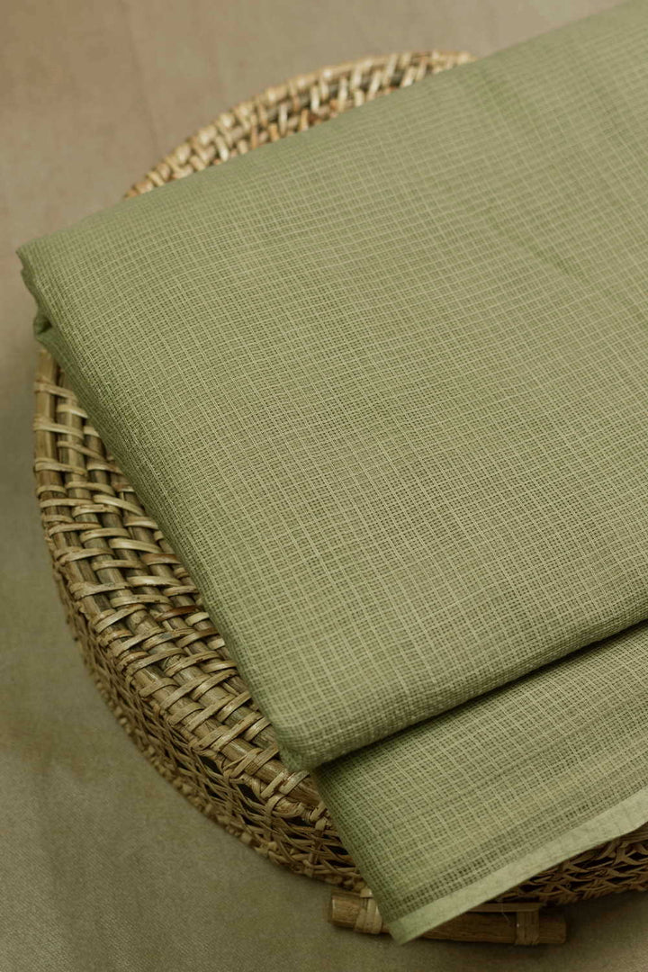 Lime Green Kota Cotton Fabric